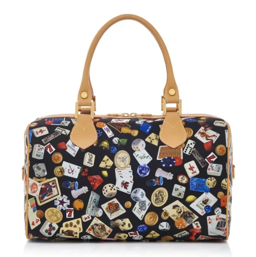 Divo Diva - Montecarlo - Black - Leather Handbag - Made in Italy - Life is a Game Collection - Luxury High Quality - Avvenice