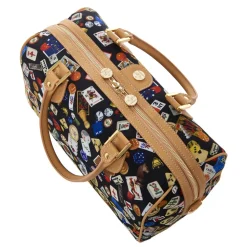 Divo Diva - Montecarlo - Black - Leather Handbag - Made in Italy - Life is a Game Collection - Luxury High Quality - Avvenice