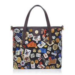 Divo Diva - Niagara - Dark Black - Leather Handbag - Made in Italy - Life is a Game Collection - Luxury High Quality - Avvenice