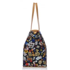 Divo Diva - San Remo - Black - Leather Handbag - Made in Italy - Life is a Game Collection - Luxury High Quality - Avvenice