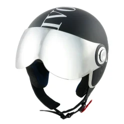 Divo Diva - Shiny Black - Special Edition - Osbe Italy - Motorcycle Helmet - High Quality - Made in Italy - Avvenice