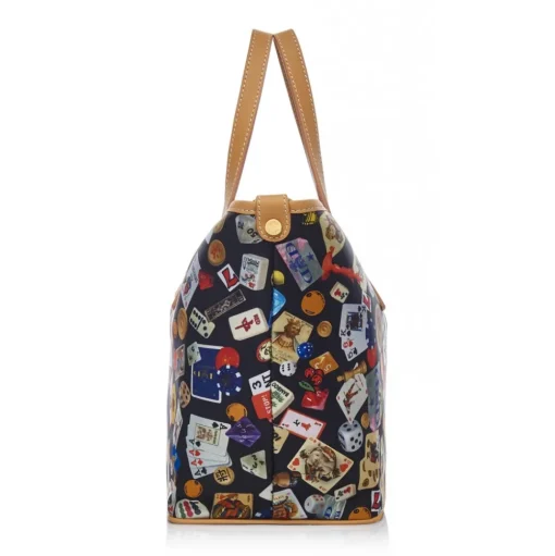 Divo Diva - Venice - Black - Leather Handbag - Made in Italy - Life is a Game Collection - Luxury High Quality - Avvenice