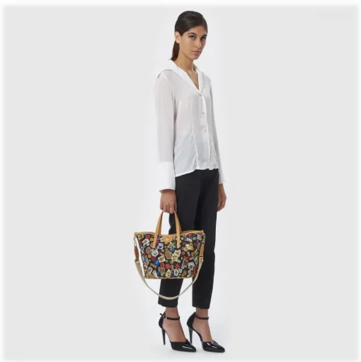 Divo Diva - Venice - Black - Leather Handbag - Made in Italy - Life is a Game Collection - Luxury High Quality - Avvenice