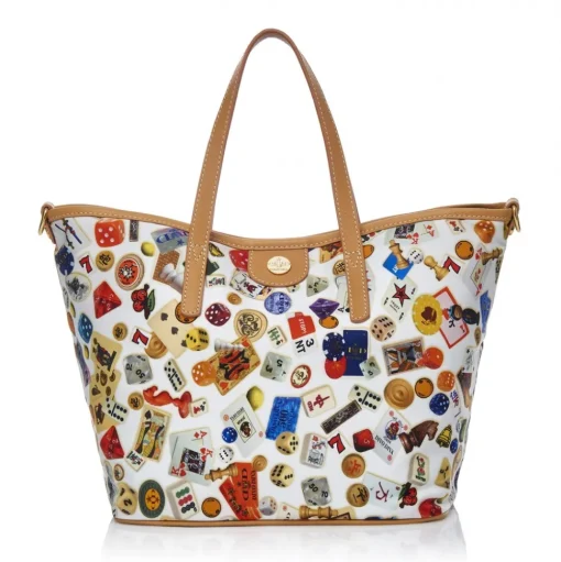 Divo Diva - Venice - White - Leather Handbag - Made in Italy - Life is a Game Collection - Luxury High Quality - Avvenice