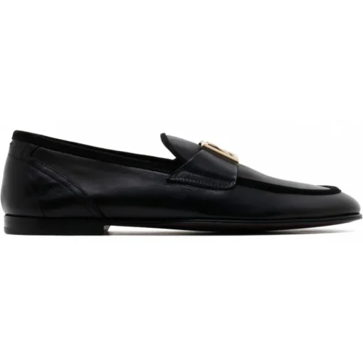 Dolce & Gabbana - Black Ariosto Slippers - Dolce & Gabbana Exclusive Luxury Collection - Avvenice