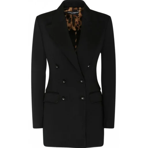 Dolce & Gabbana - Black Stetch Viscose Jersey Tailored Blazer - Dolce & Gabbana Exclusive Luxury Collection - Avvenice