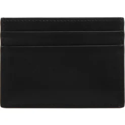 Dolce & Gabbana - Black Calf Leather Embossed Logo Cardholder - Dolce & Gabbana Exclusive Luxury Collection - Avvenice