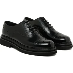 Dolce & Gabbana - Black Francesina Derby Shoes - Dolce & Gabbana Exclusive Luxury Collection - Avvenice