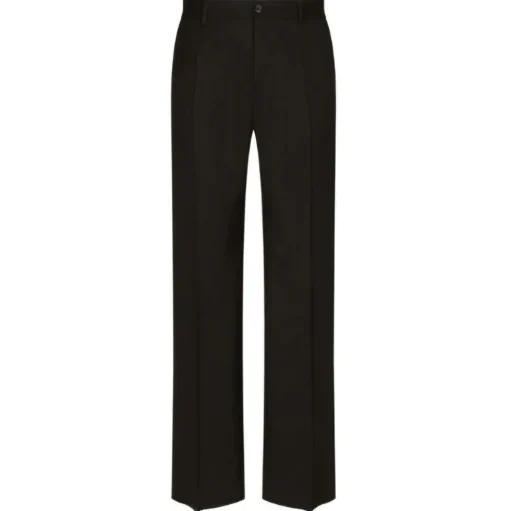 Dolce & Gabbana - Black Tailored Pants - Dolce & Gabbana Exclusive Luxury Collection - Avvenice