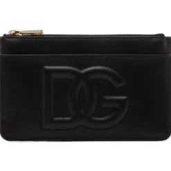 Dolce & Gabbana - Black Leather Card Holder - Dolce & Gabbana Exclusive Luxury Collection - Avvenice