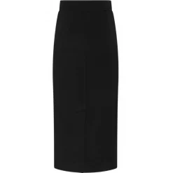 Dolce & Gabbana - Black Stretch Design Pencil Midi Skirt - Dolce & Gabbana Exclusive Luxury Collection - Avvenice