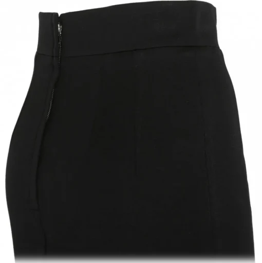 Dolce & Gabbana - Black Stretch Design Pencil Midi Skirt - Dolce & Gabbana Exclusive Luxury Collection - Avvenice