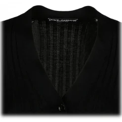 Dolce & Gabbana - Black Wool Sweater - Dolce & Gabbana Exclusive Luxury Collection - Avvenice