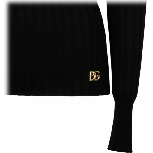 Dolce & Gabbana - Black Wool Sweater - Dolce & Gabbana Exclusive Luxury Collection - Avvenice