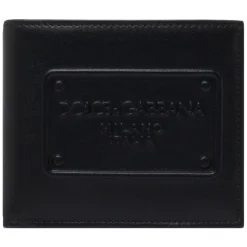 Dolce & Gabbana - Black Logo Patch Wallet - Dolce & Gabbana Exclusive Luxury Collection - Avvenice