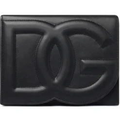 Dolce & Gabbana - Black DG Logo Crossbody Bag - Dolce & Gabbana Exclusive Luxury Collection - Avvenice