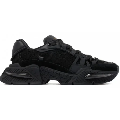 Dolce & Gabbana - Black Airmaster Sneakers - Dolce & Gabbana Exclusive Luxury Collection - Avvenice