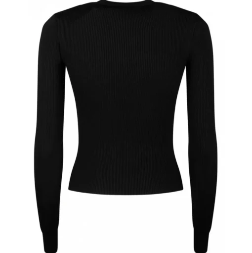 Dolce & Gabbana - Black DG Details Sweater - Dolce & Gabbana Exclusive Luxury Collection - Avvenice