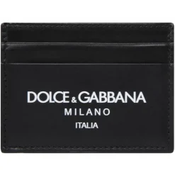 Dolce & Gabbana - Black Logo Cardholder - Dolce & Gabbana Exclusive Luxury Collection - Avvenice