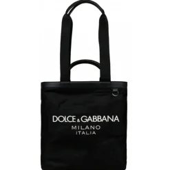 Dolce & Gabbana - Black Shopping Tote Bag - Dolce & Gabbana Exclusive Luxury Collection - Avvenice