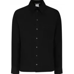Dolce & Gabbana - Black Cotton Martini Shirt - Dolce & Gabbana Exclusive Luxury Collection - Avvenice