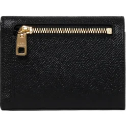Dolce & Gabbana - Black Branded Tag Wallet - Dolce & Gabbana Exclusive Luxury Collection - Avvenice