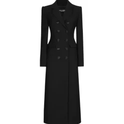 Dolce & Gabbana - Black Coat - Dolce & Gabbana Exclusive Luxury Collection - Avvenice
