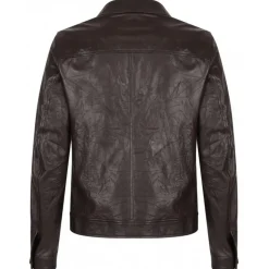 Dolce & Gabbana - Brown Leather Jacket - Dolce & Gabbana Exclusive Luxury Collection - Avvenice