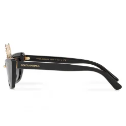Dolce & Gabbana - Cat Eye Sunglasses DG CIAO - Black - Dolce & Gabbana Eyewear - Avvenice