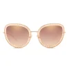 Dolce & Gabbana - Cat Eye Devotion Sunglasses with Lace - Rose Gold - Dolce & Gabbana Eyewear - Avvenice