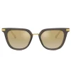Dolce & Gabbana - Classic Sunglasses Plaque Logo - Golden Pois on Black - Dolce & Gabbana Eyewear - Avvenice