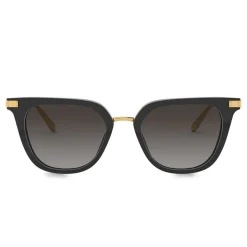 Dolce & Gabbana - Classic Sunglasses Plaque Logo - Black - Dolce & Gabbana Eyewear - Avvenice