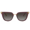 Dolce & Gabbana - Classic Sunglasses Plaque Logo - Bordeaux - Dolce & Gabbana Eyewear - Avvenice
