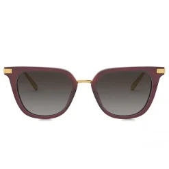 Dolce & Gabbana - Classic Sunglasses Plaque Logo - Bordeaux - Dolce & Gabbana Eyewear - Avvenice