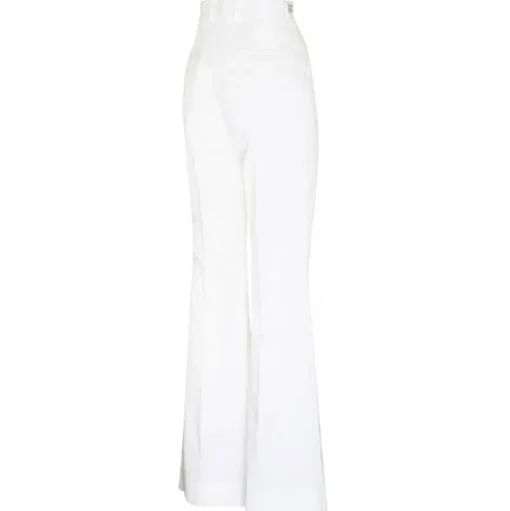 Dolce & Gabbana - Cream White Tailored Wide Leg Trousers - Dolce & Gabbana Exclusive Luxury Collection - Avvenice