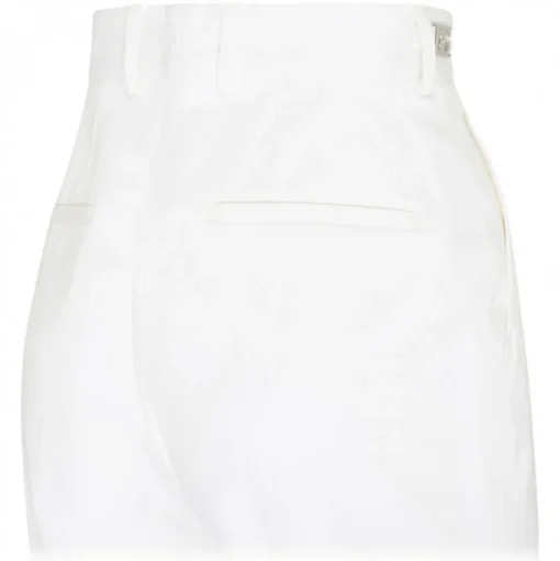 Dolce & Gabbana - Cream White Tailored Wide Leg Trousers - Dolce & Gabbana Exclusive Luxury Collection - Avvenice
