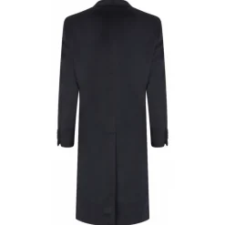 Dolce & Gabbana - Dark Blue Cashmere Coat - Dolce & Gabbana Exclusive Luxury Collection - Avvenice