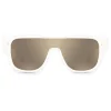 Dolce & Gabbana - Domenico Mask Sunglasses - White - Dolce & Gabbana Eyewear - Avvenice