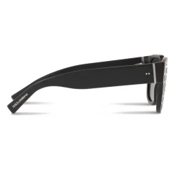 Dolce & Gabbana - Domenico Mask Sunglasses - Black - DG Logo - Dolce & Gabbana Eyewear - Avvenice