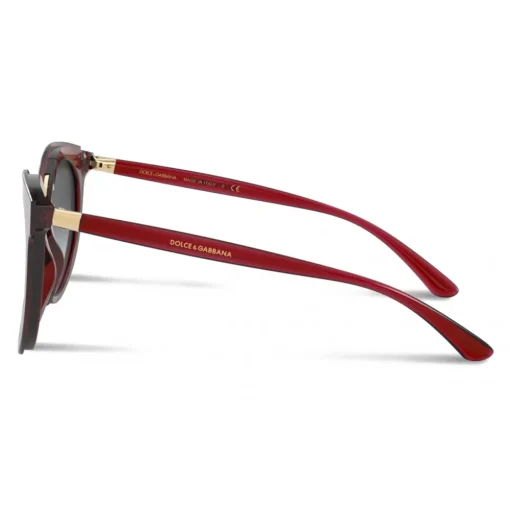 Dolce & Gabbana - Double Line Sunglasses - Burgundy - Dolce & Gabbana Eyewear - Avvenice