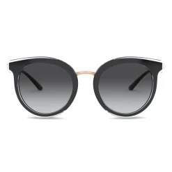 Dolce & Gabbana - Double Line Sunglasses - Black - Dolce & Gabbana Eyewear - Avvenice