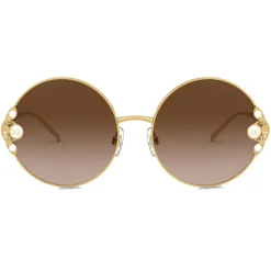 Dolce & Gabbana - Filigree & Pearls Sunglasses - Gold - Dolce & Gabbana Eyewear - Avvenice
