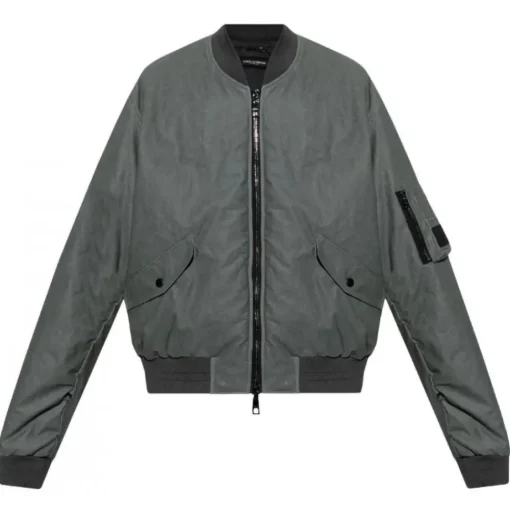 Dolce & Gabbana - Grey Bomber Jacket - Dolce & Gabbana Exclusive Luxury Collection - Avvenice