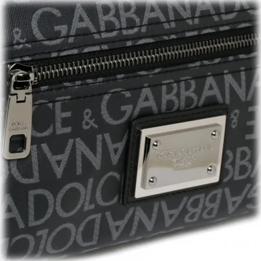 Dolce & Gabbana - Grey Logo Belt Bag - Dolce & Gabbana Exclusive Luxury Collection - Avvenice