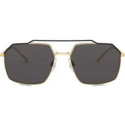 Dolce & Gabbana - Gros Grain Sunglasses - Gold Black - Dolce & Gabbana Eyewear - Avvenice