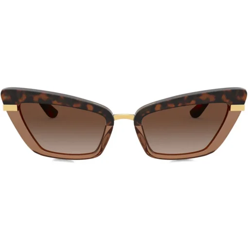 Dolce & Gabbana - Half Print Sunglasses - Havana - Dolce & Gabbana Eyewear - Avvenice