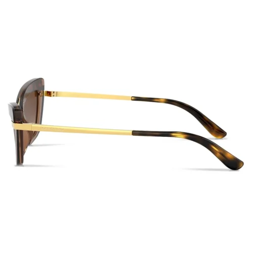Dolce & Gabbana - Half Print Sunglasses - Havana - Dolce & Gabbana Eyewear - Avvenice