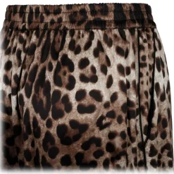 Dolce & Gabbana - Leopard Print Satin Pyjama Pants - Dolce & Gabbana Exclusive Luxury Collection - Avvenice
