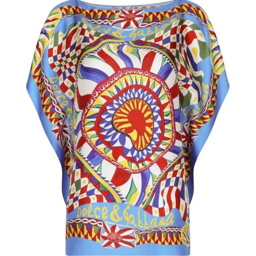 Dolce & Gabbana - Multicolor Top - Dolce & Gabbana Exclusive Luxury Collection - Avvenice