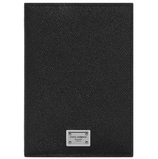 Dolce & Gabbana - Passport Holder Black - Dolce & Gabbana Exclusive Luxury Collection - Avvenice